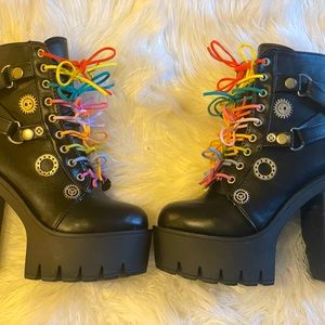 Steam punk Platform boots